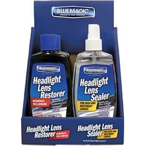 Magic headlight lens cleaner